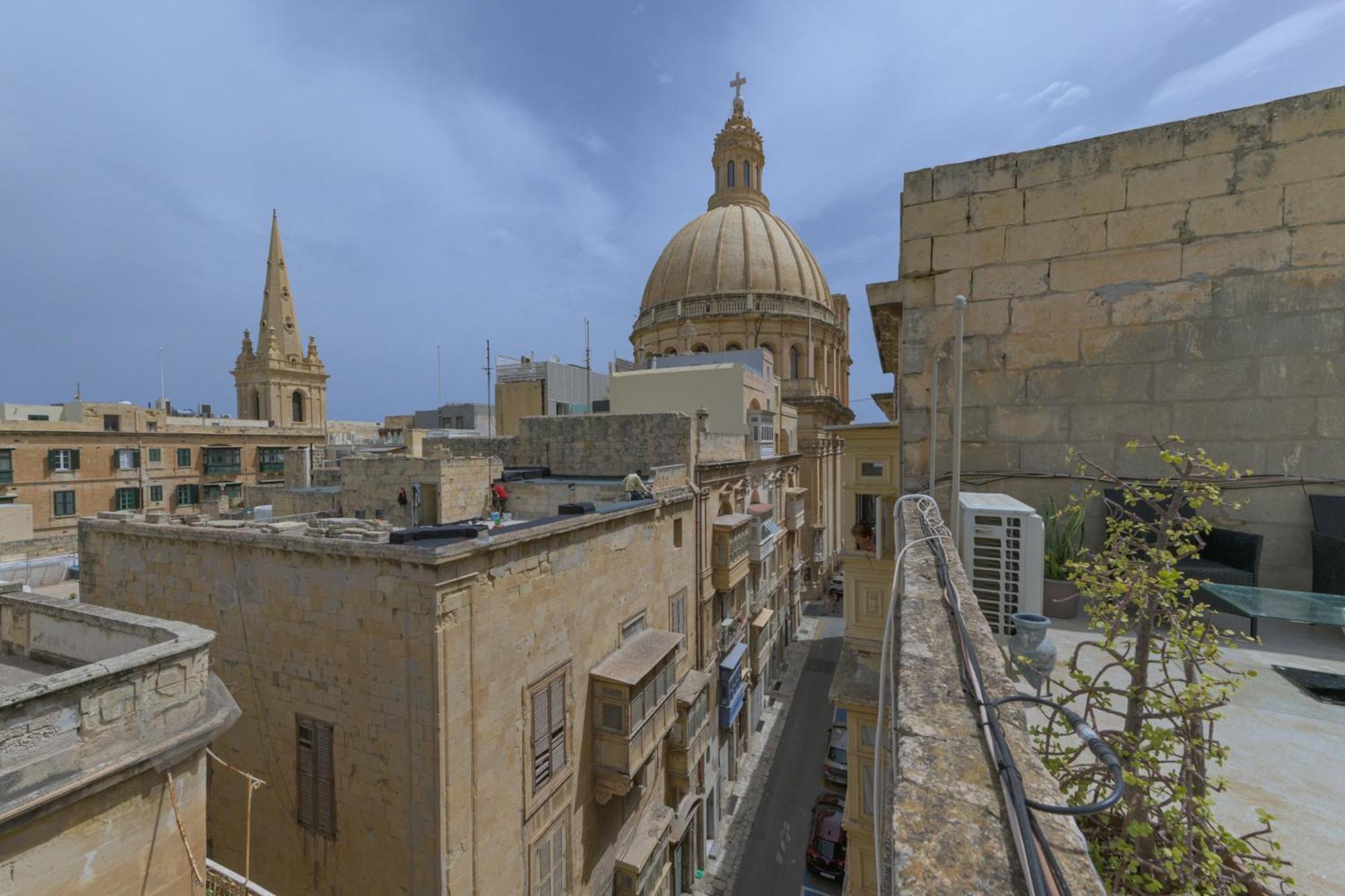 Stylish Valletta City Centre Apartment With Terrace La Valette Extérieur photo